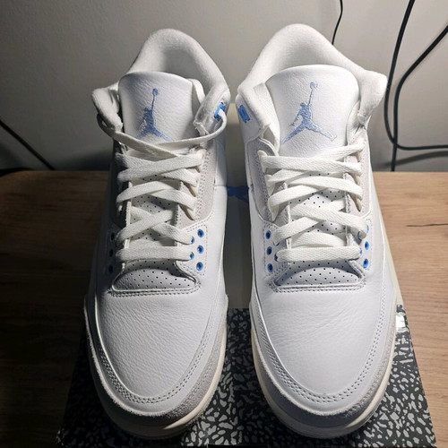 Jordan sneakers new, white and blue, size 45