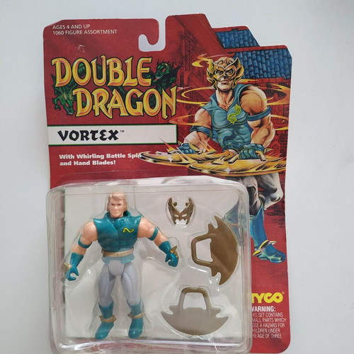 Double Dragon Vortex action figure sealed, Tyco 1993