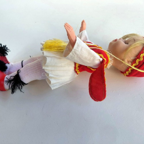 Tsolias Doll Greek Made, 1970s, new