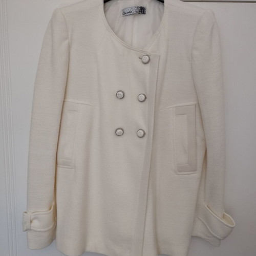 Ysatis white classic jacket like new, size L
