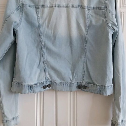 Esmara denim jacket turquoise like new, size M