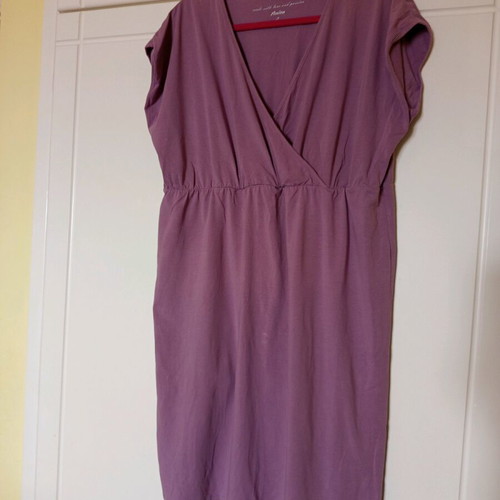 Anita maternity and nursing nightgown used, purple size 44-46