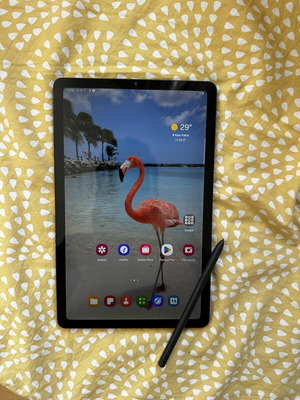Samsung Galaxy Tab S6 Lite 64GB tablet used with S Pen and case