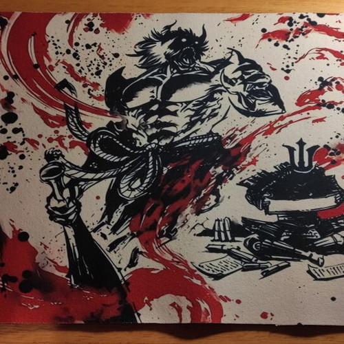 Demonic Tutor Playmat Magic the Gathering new imitation 30x60cm
