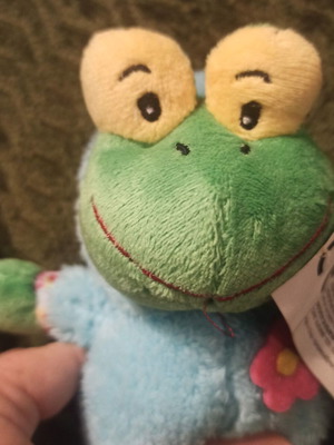 Plush frog new, soft