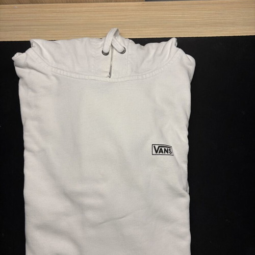 Vans hoodie size M like new, white with black details