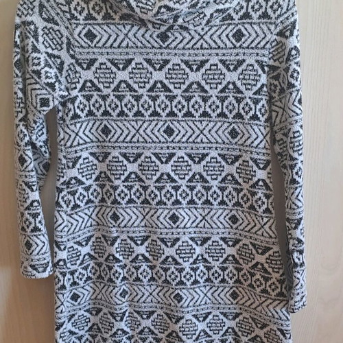 Mini Raxevsky girls' dress used, black and white, age 12