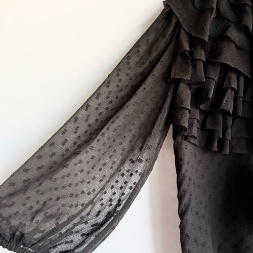 Риза Zara XS черна нова с етикет