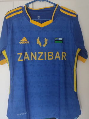 Zanzibar football jersey used, official replica