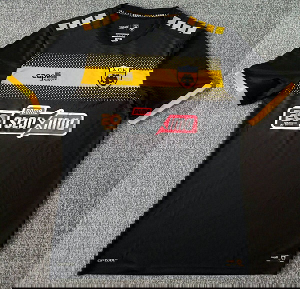 AEK Athens ΑΕΚ φανέλα εμφάνιση jersey shirt Capelli medium ποδόσφαιρο Αγία Σοφία Νέα Φιλαδέλφεια