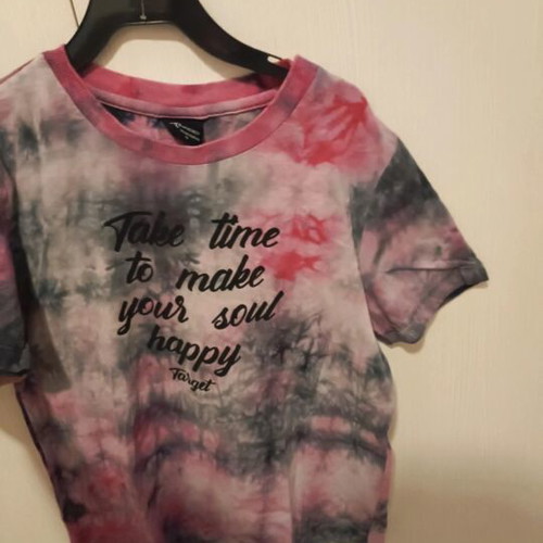 Target women's short sleeve multicolor T-shirt, size S