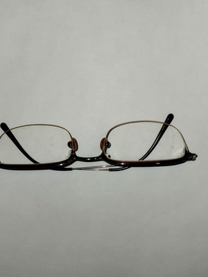 Vogue glasses frame with comfortable lens like new, silver