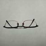 Vogue glasses frame with comfortable lens like new, silver