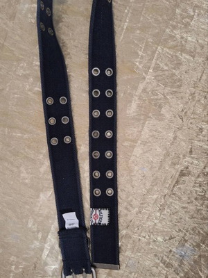 Hilfiger fabric belt like new, dark blue, 100 cm