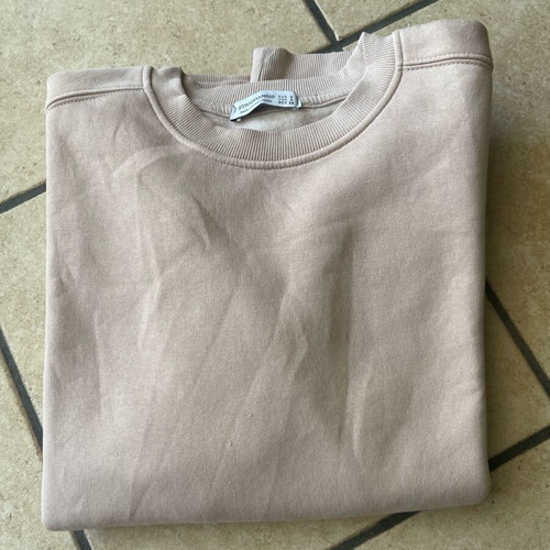 Stradivarius oversized sweatshirt like new, dusty pink, size S