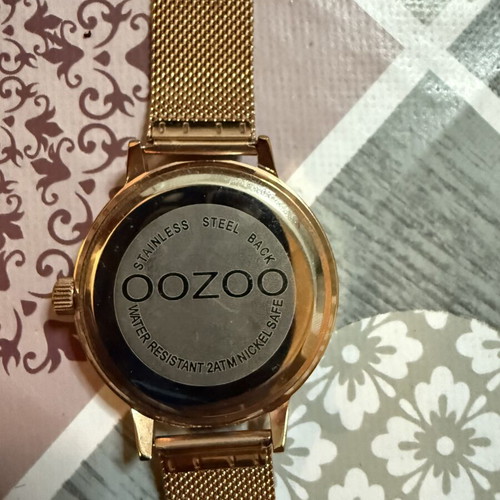 Oozoo women's watch like new, pink and gold