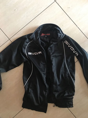 Givova sports jacket used, size XS, white