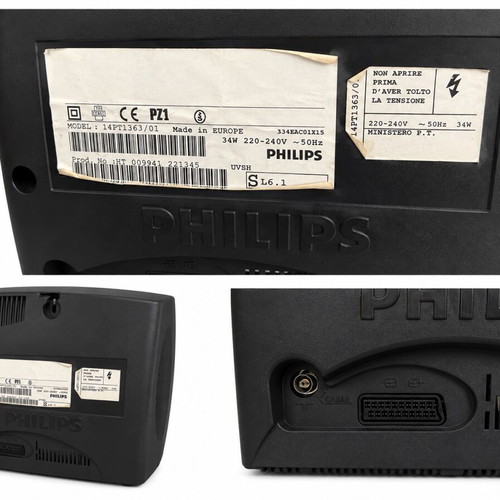 Philips CRT TV used, ideal for retro gaming setup