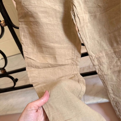 Massimo Dutti linen pants medium beige like new