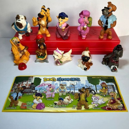 Kinder Surprise Dog Stories collection like new, complete figure set