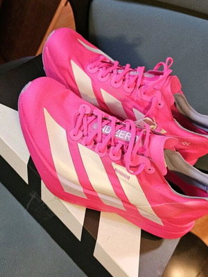 Adidas Adios Pro 4 new pink athletic shoes size 45