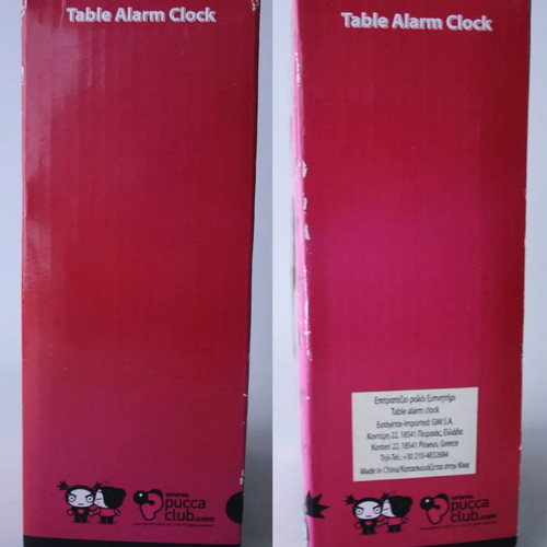 Pucca table alarm clock Vooz new in box