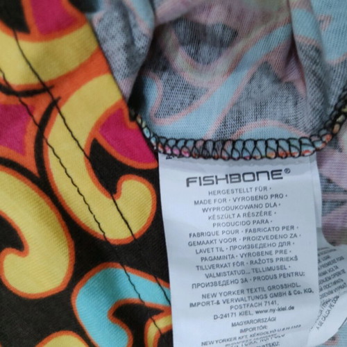 Fishbone women's tank top like new, multicolor, size M