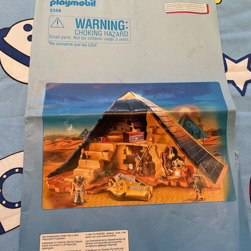 Playmobil History Pharaoh's Great Pyramid instruction booklet used
