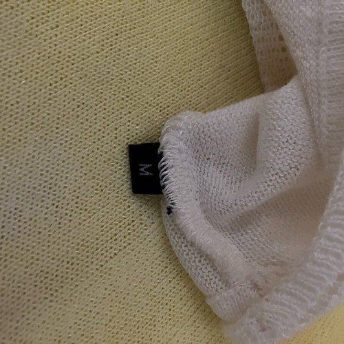 Trussardi knitted top like new, gray and yellow, size M