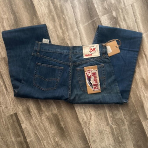 Marvin men's jeans new, classic straight fit, size 30, blue