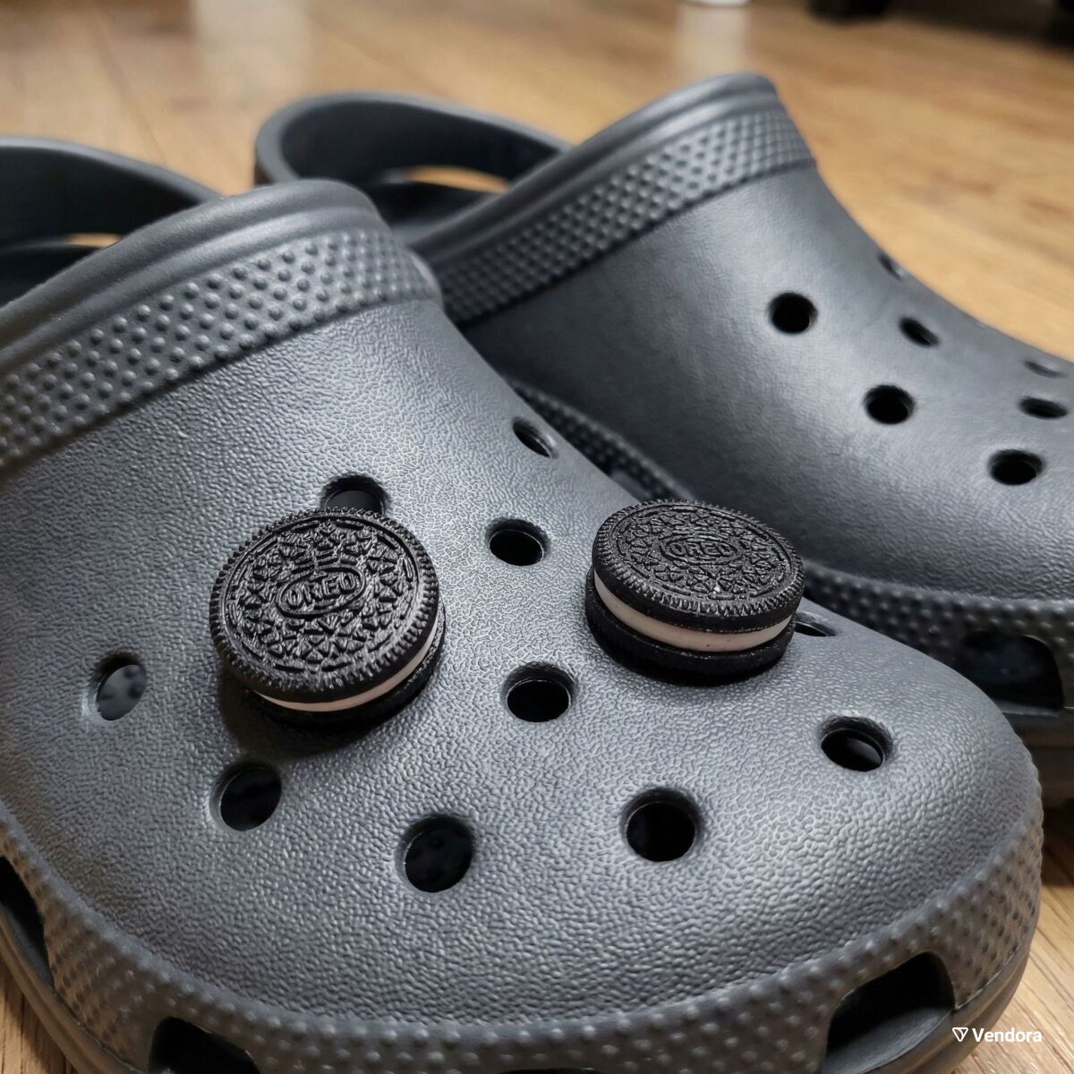 Oreo Crocs Croc Charms σε σχέδιο Oreo Cookies… - € 4,00 - Vendora.gr