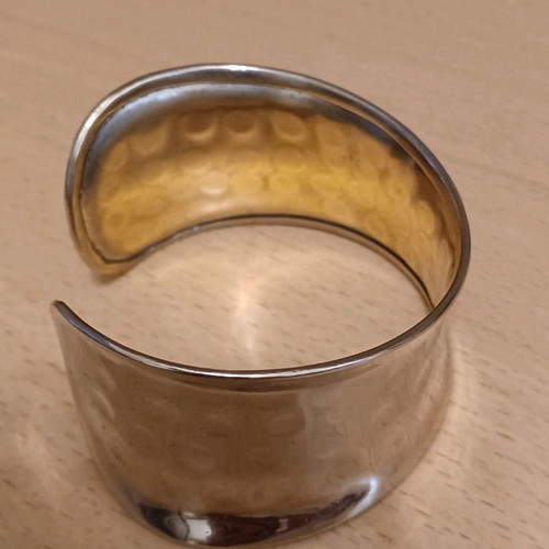 Vintage hammered bracelet used