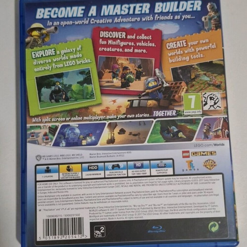 Lego Worlds PS4 game used
