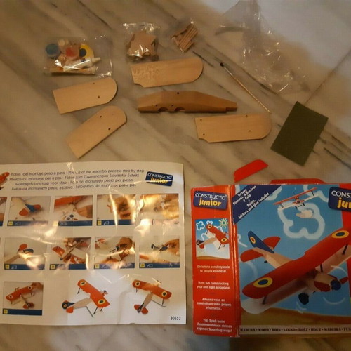 Constructo Junior 80552 wooden airplane new