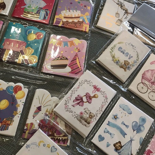 Set of 12 Mini Greeting Cards for Wedding, Baptism, Baby & Birthday New
