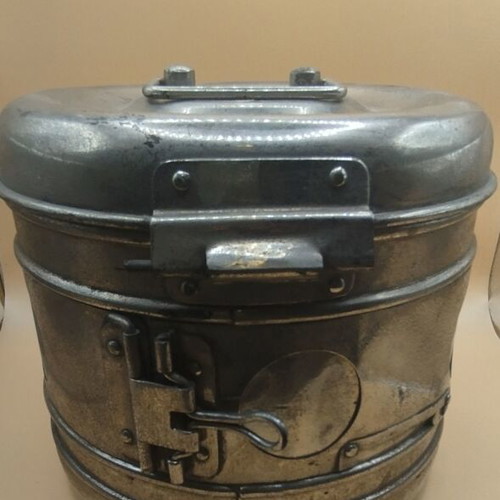 Vintage surgical instrument sterilizer used, metal