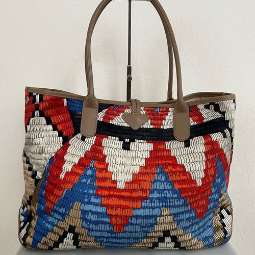 Longchamp Roseau collectible shoulder bag multicolor new
