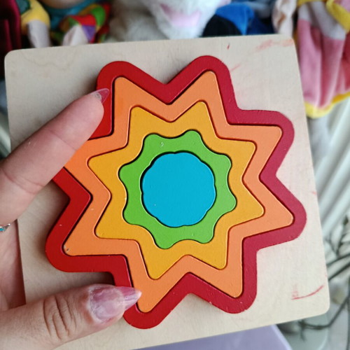 Playtive wooden puzzle used