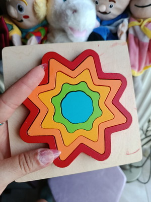 Playtive wooden puzzle used