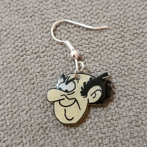 Drakoumel and Psipsinel Earrings Handmade from Shrink Plastic