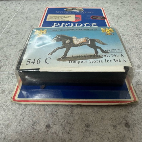 Prince August Moulds Modelcasting Napoleonic Regiments 546C Troopers Horse new