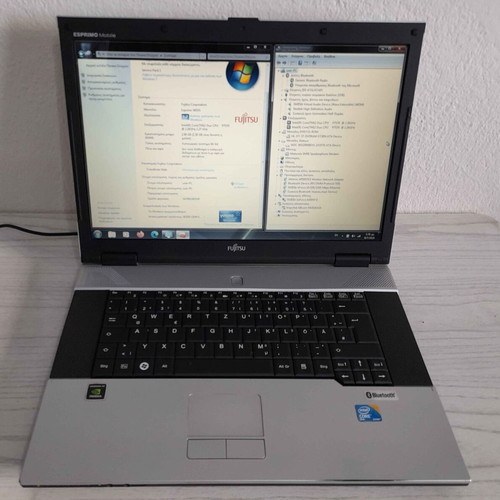 Fujitsu Esprimo V6555 laptop, 15.4 inch, 4GB RAM, 120GB SSD