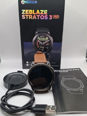 Zeblaze Stratos 3 Pro smartwatch μεταχειρισμένο, GPS, Ultra HD AMOLED οθόνη