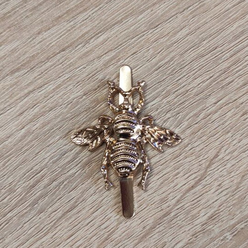 Decorative Metal Bee Large 3cm new, gold and black nickel