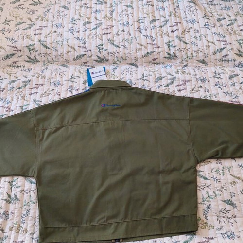 Champion short unisex cardigan new green size S