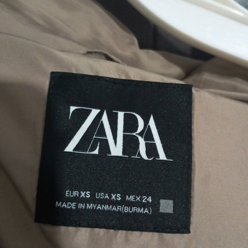 Zara girls' jacket used, size XS, beige