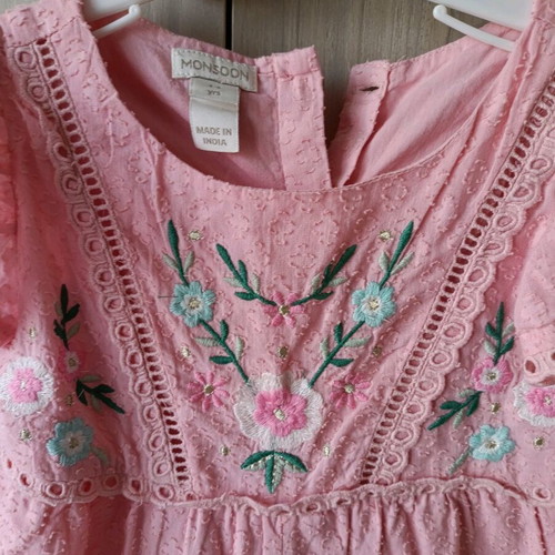 Pink Monsoon jumpsuit 4-5 years like new