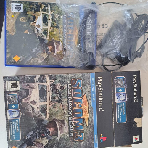 Socom 3 Navy Seals Ps2 Big Box used, complete Greek version