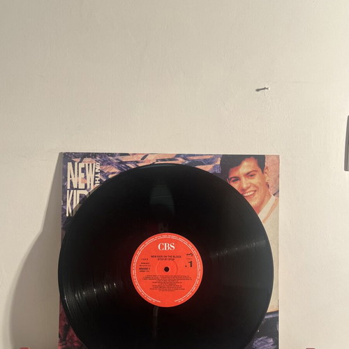 New Kids On The Block Step By Step vinyl LP 1990 like new, pop