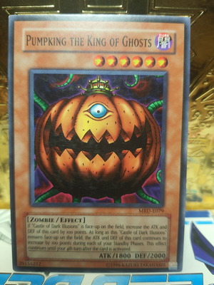 Pumpking the King of Ghosts κάρτα Yu-Gi-Oh! σαν καινούργιο